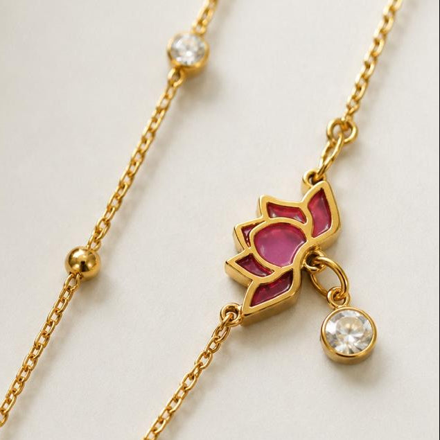 The Lotus Anklet