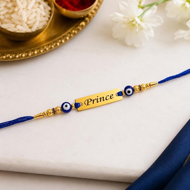 Personalized Name Evil Eye Rakhi