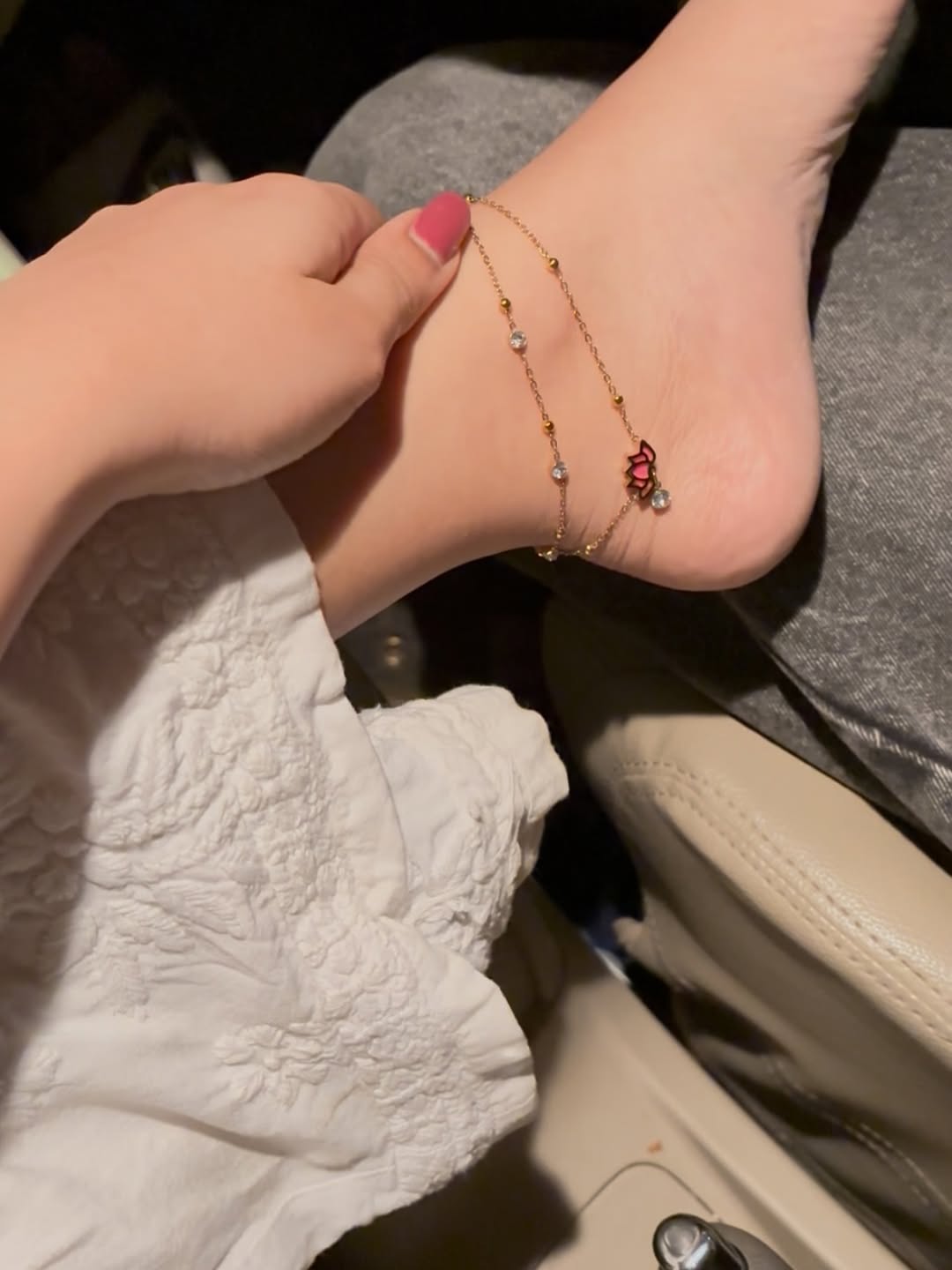 The Lotus Anklet