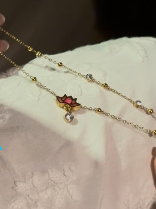 The Lotus Anklet