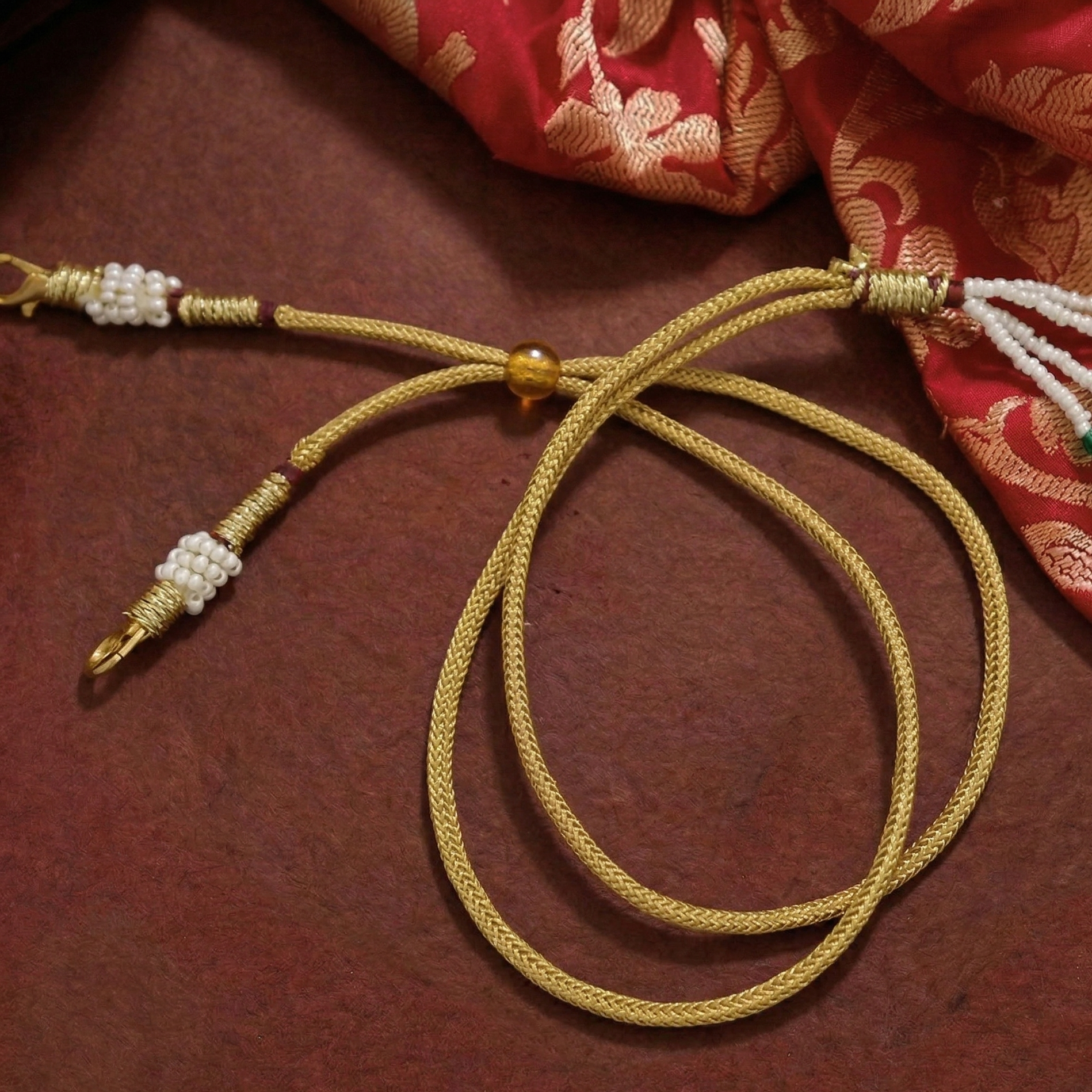 Pushpa Kundan Necklace Set