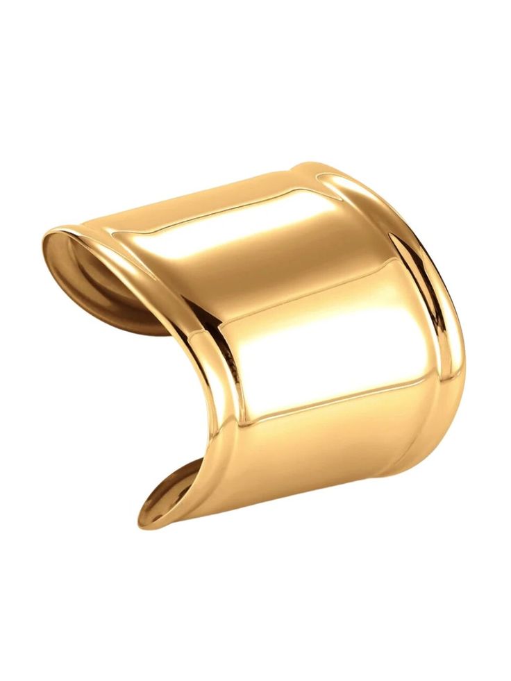 Sculpt Gold Statement Cuff