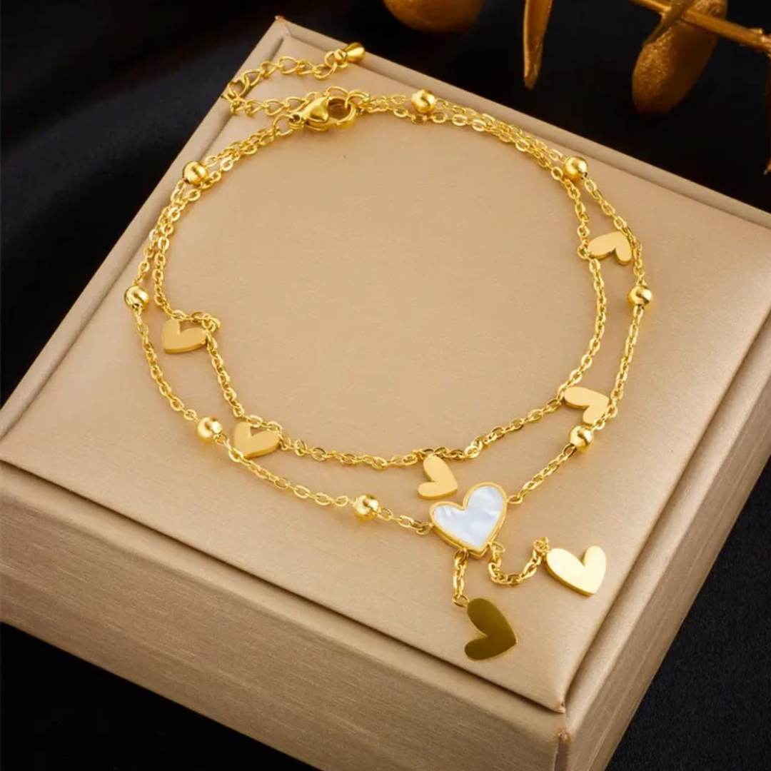 The Sweetheart Charm Anklet
