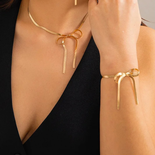 Snake Chain Set (Bracelet & Necklace)