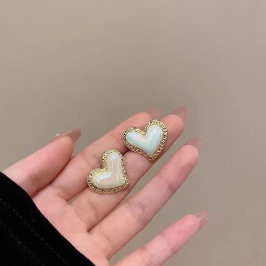 Bluestone Heart Earrings