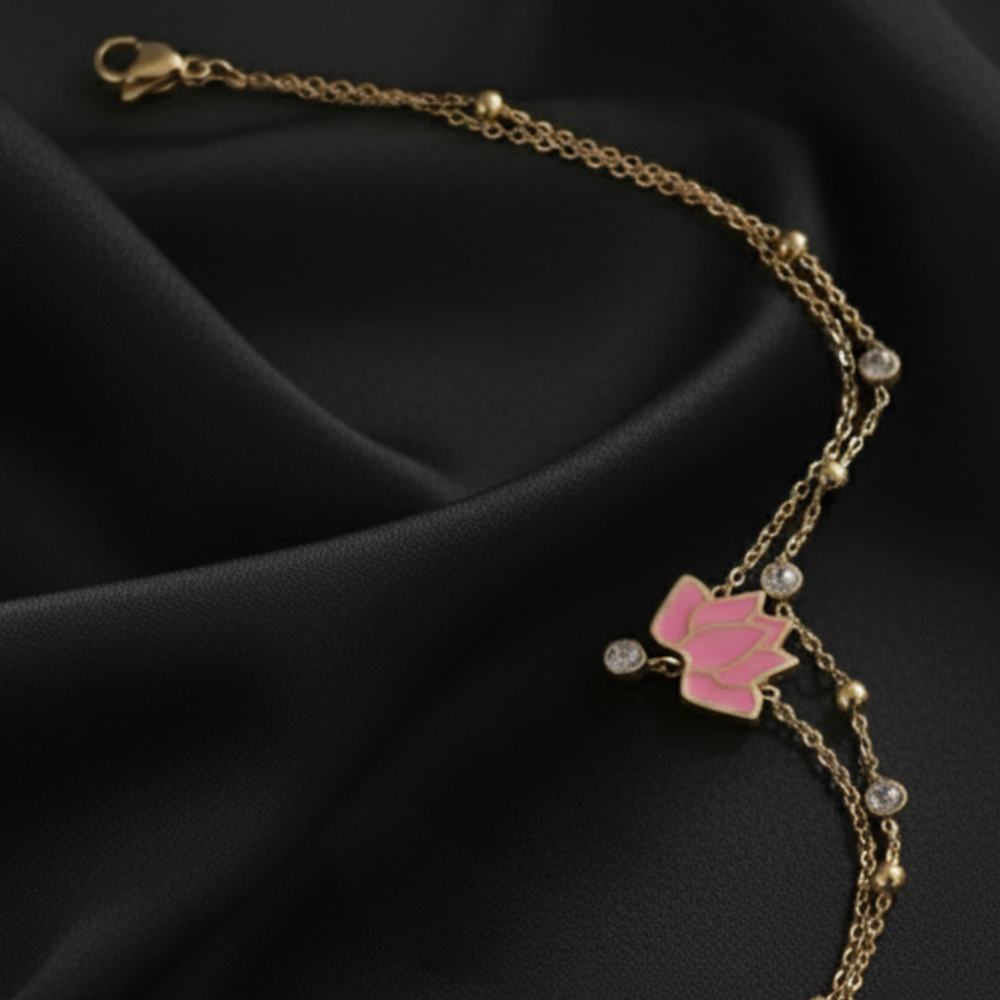 The Lotus Anklet