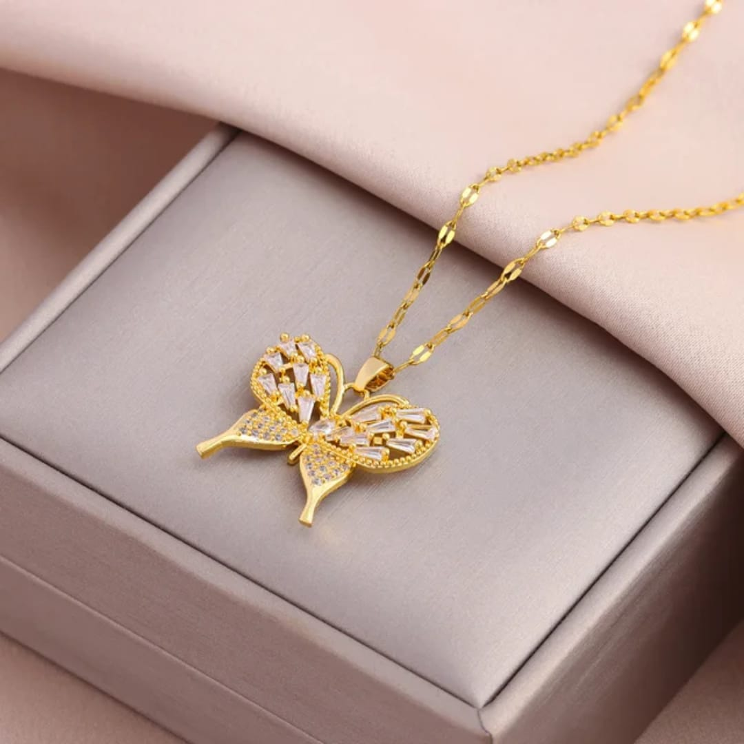 The Crystal Butterfly Necklace