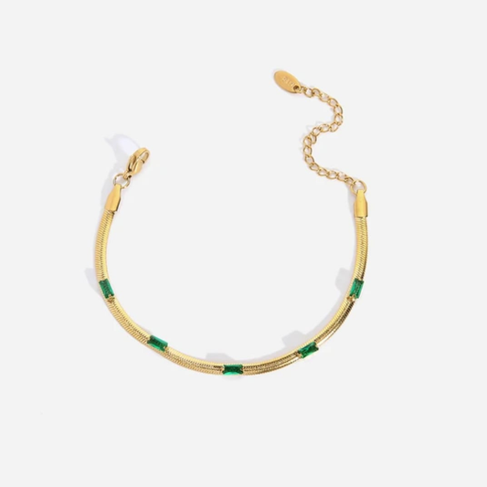 Emerald Serpent Bracelet