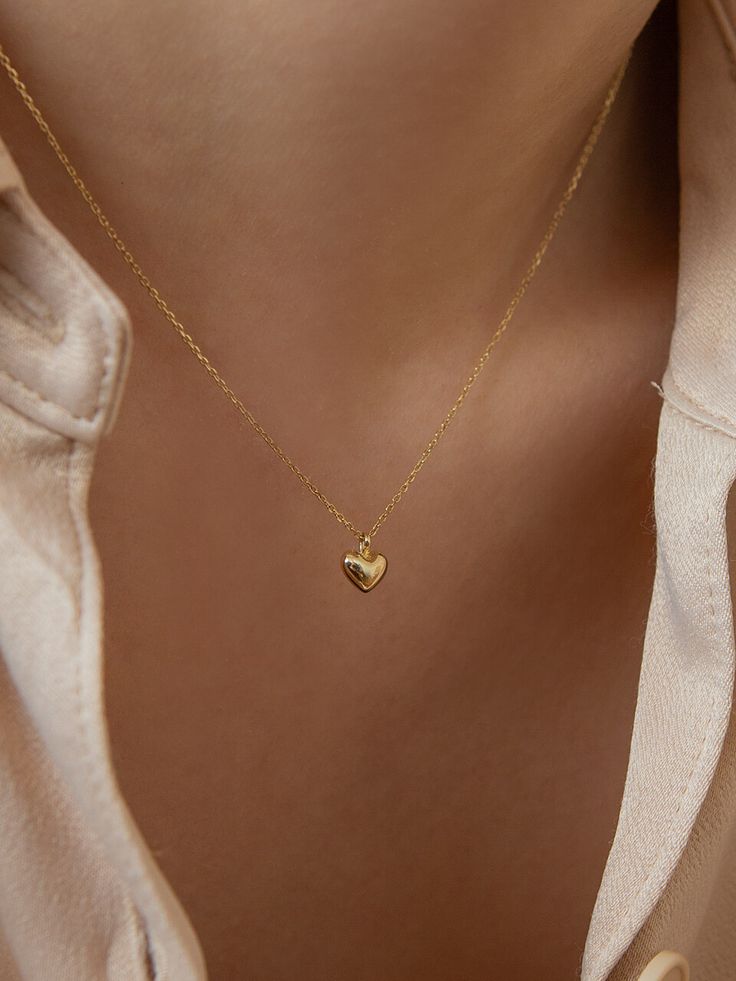 Amour Heart Pendant Necklace