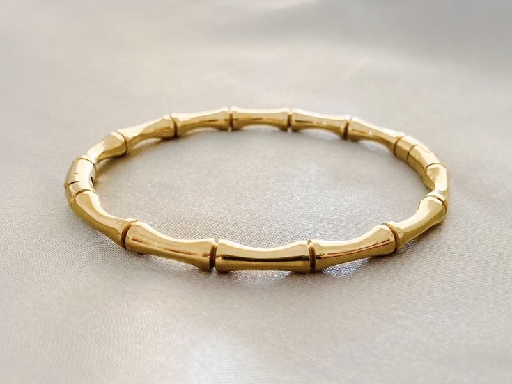 Golden Cane Bangle