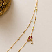 The Lotus Anklet
