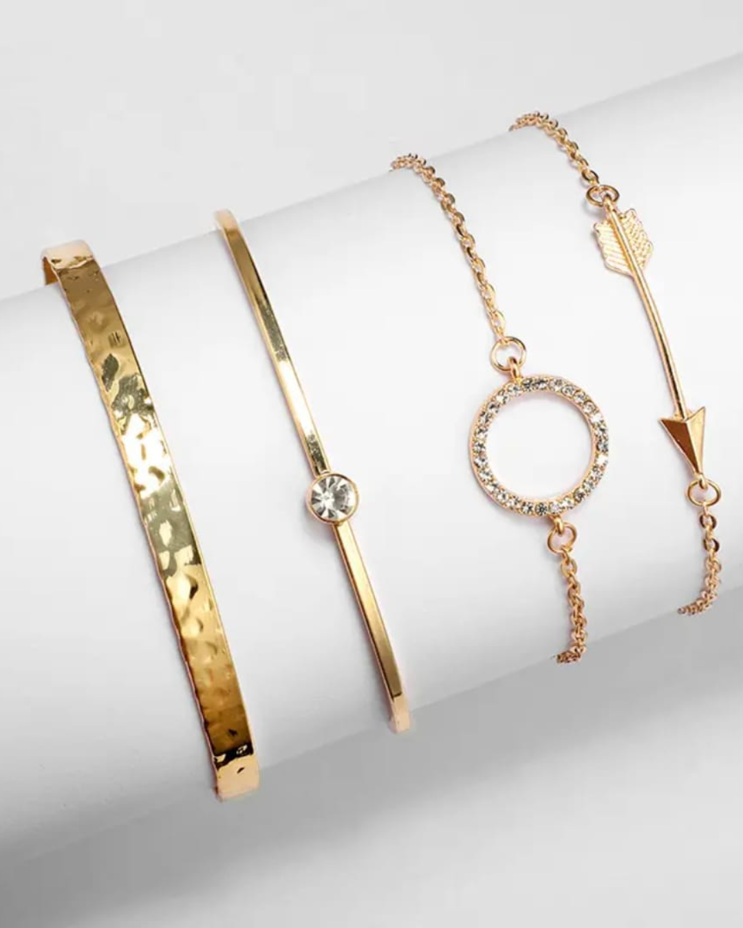 The Golden Harmony Bracelet Set