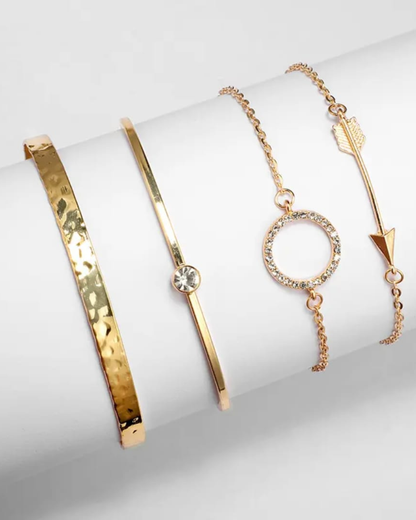 The Golden Harmony Bracelet Set