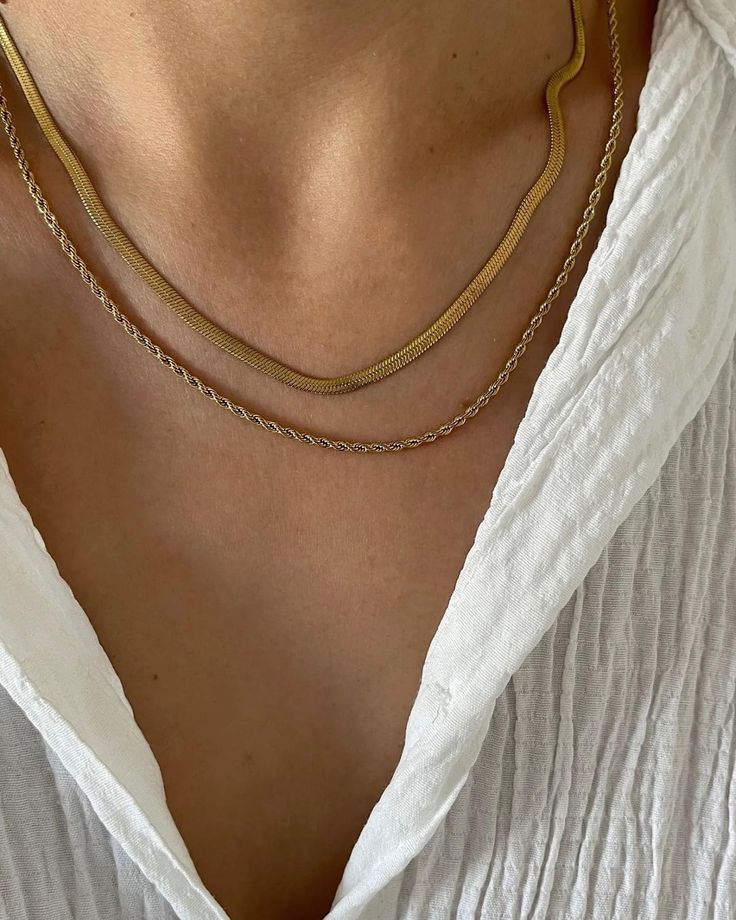 Serpent Twist Duo Necklace