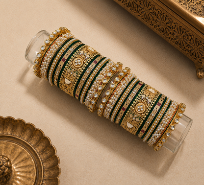 Rajwadi Bridal  Kundan Bangle