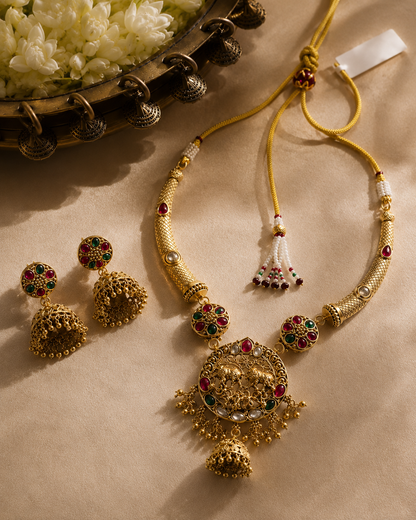 Samrajya Royale Temple Necklace Set