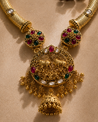 Samrajya Royale Temple Necklace Set