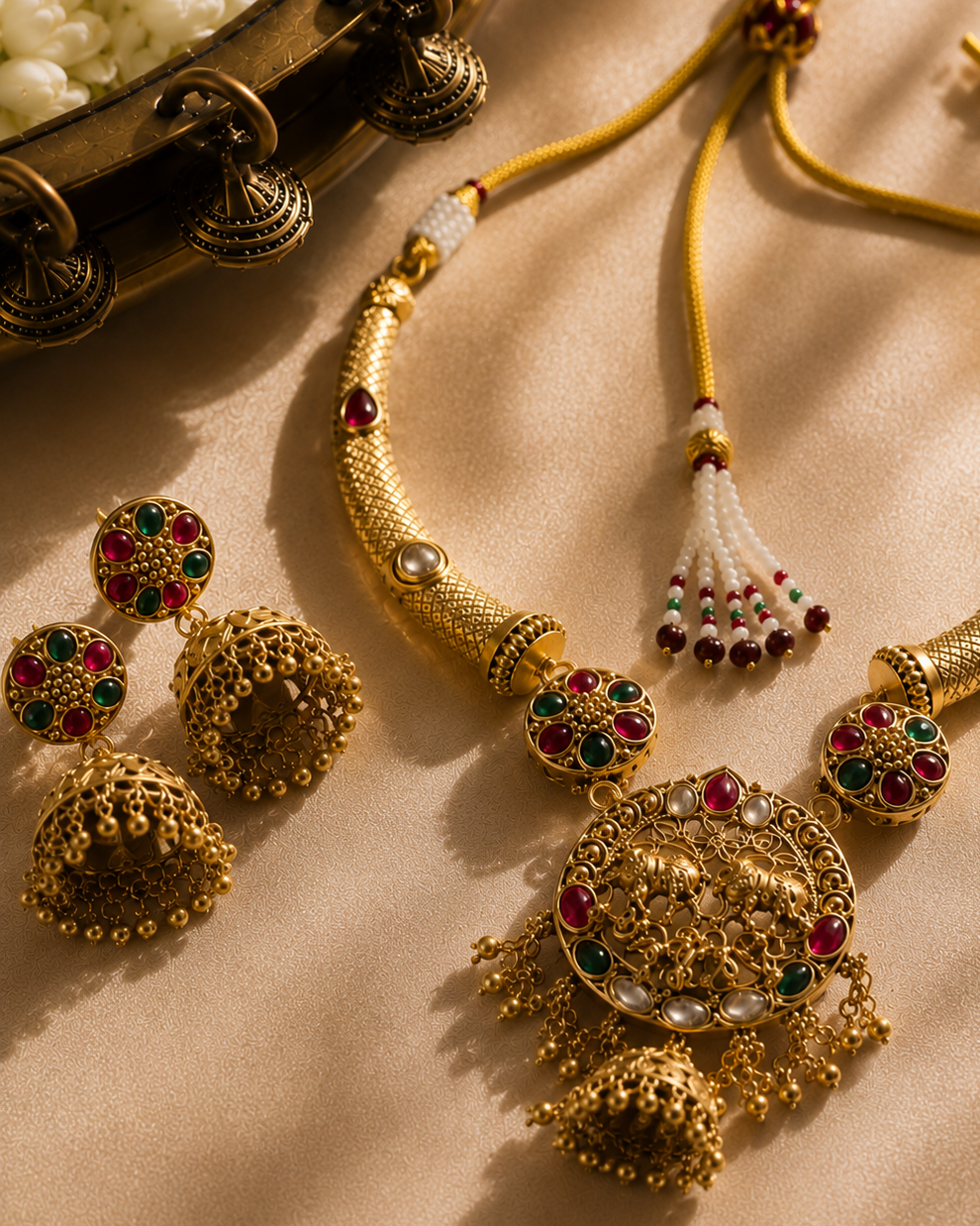 Samrajya Royale Temple Necklace Set