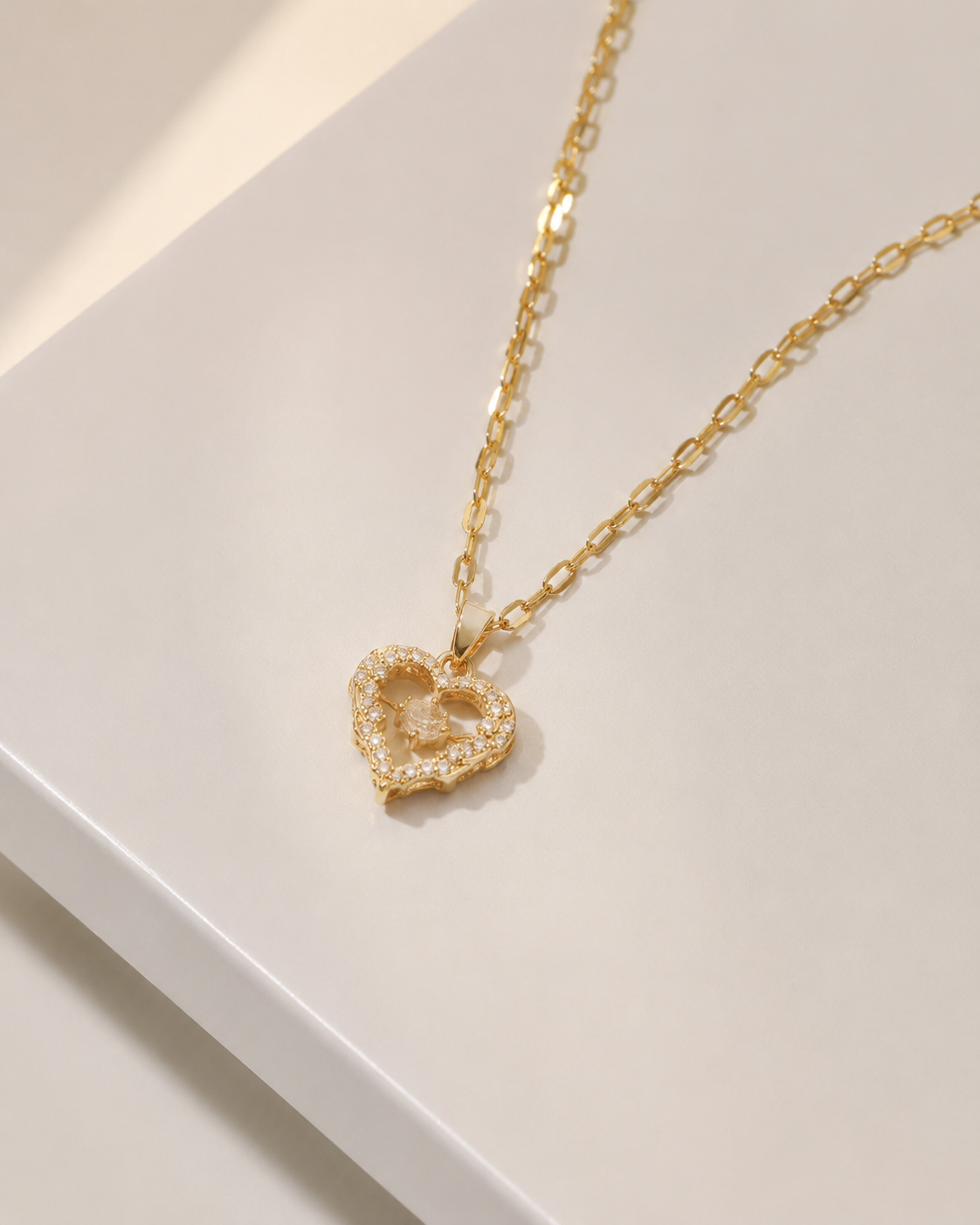 Celeste Heart Necklace