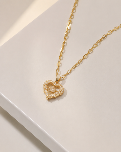 Celeste Heart Necklace