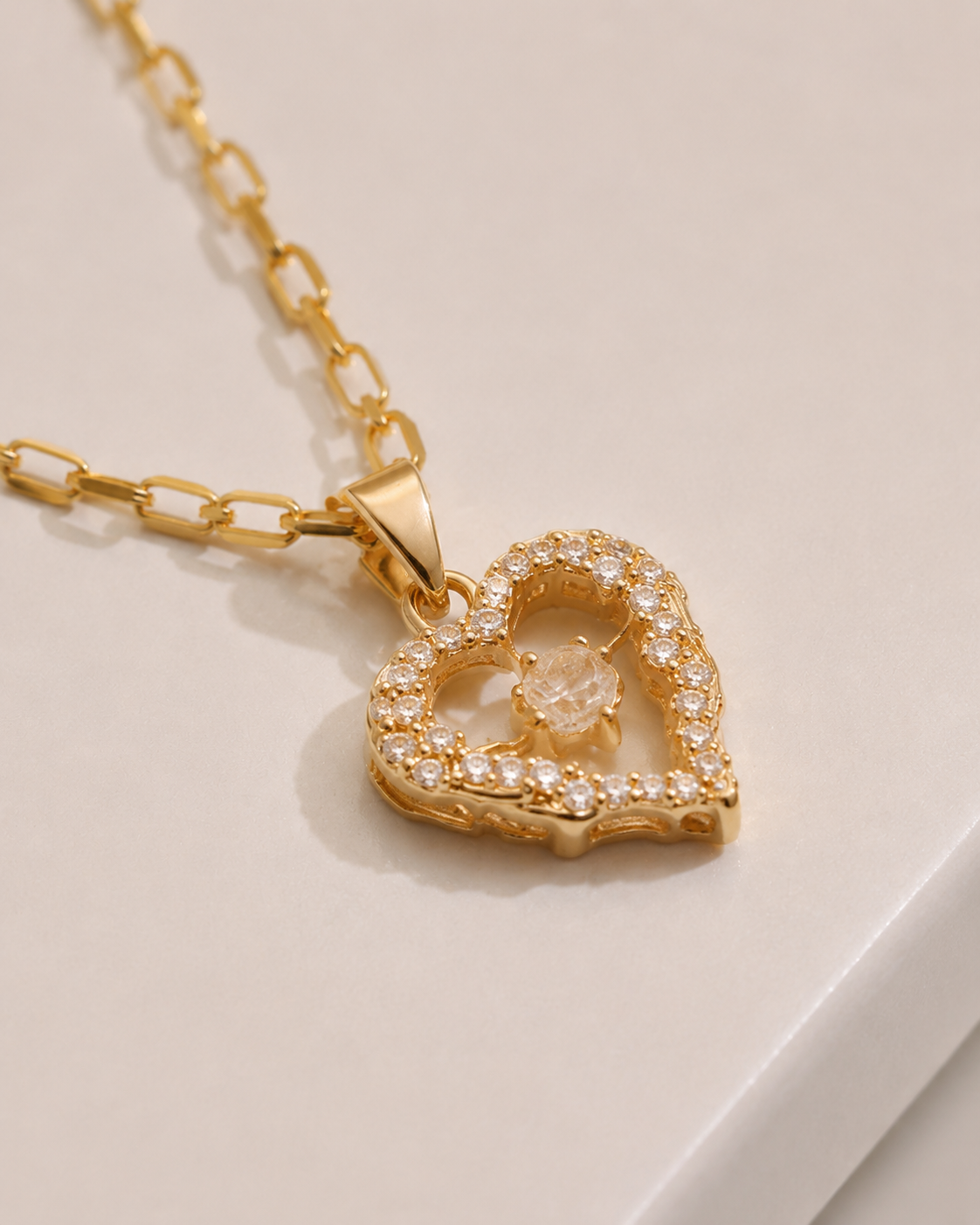 Celeste Heart Necklace