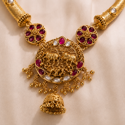 Samrajya Royale Temple Necklace Set