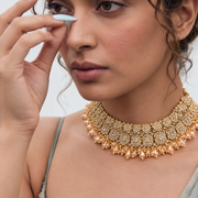 Aaradhya Pearl Kundan Set