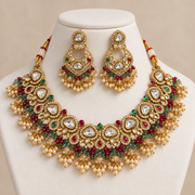 Ishwari Kundan Meenakari Set