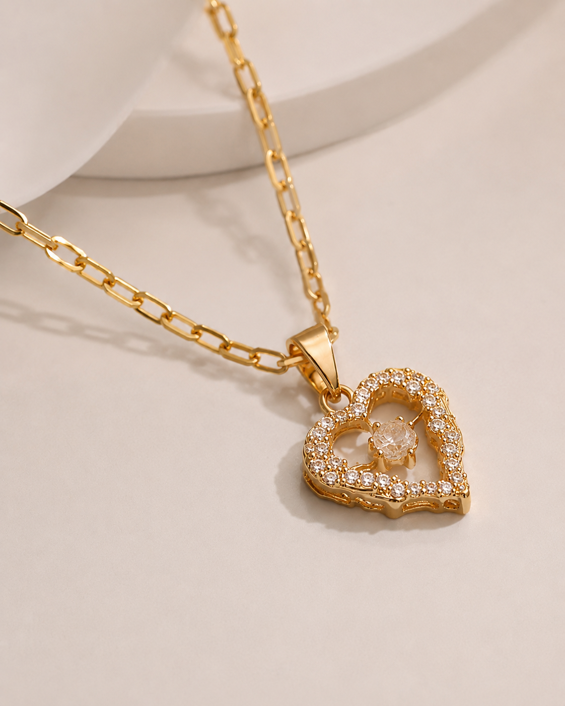 Celeste Heart Necklace