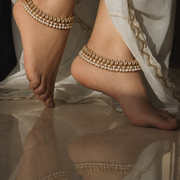 Mrinalini Pearl Anklets