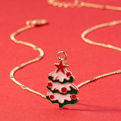 Festive Fir Charm Jewelry Set