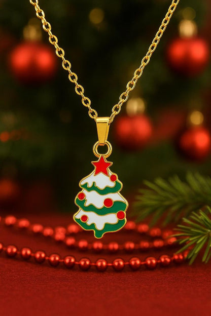 Festive Fir Charm Jewelry Set