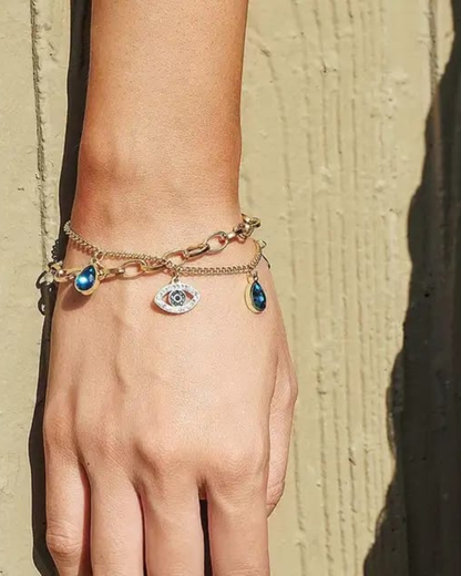 Evil Eye Link Bracelet