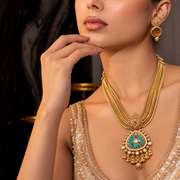 Meher Emerald Set