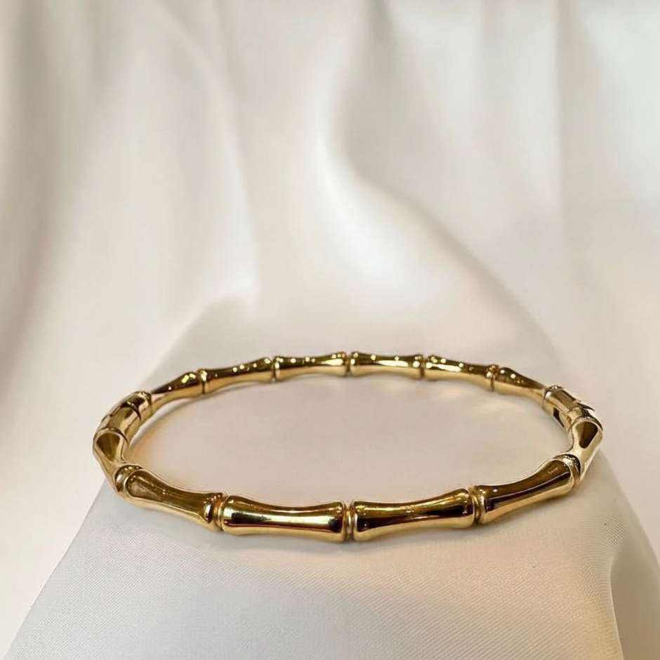 Golden Cane Bangle