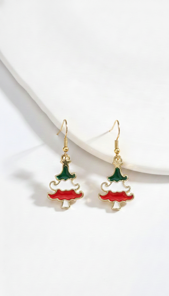 Frosted Belle Christmas Jewelry Set