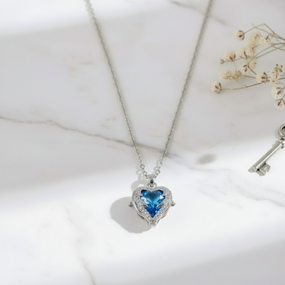 Blue Heart Legacy Necklace