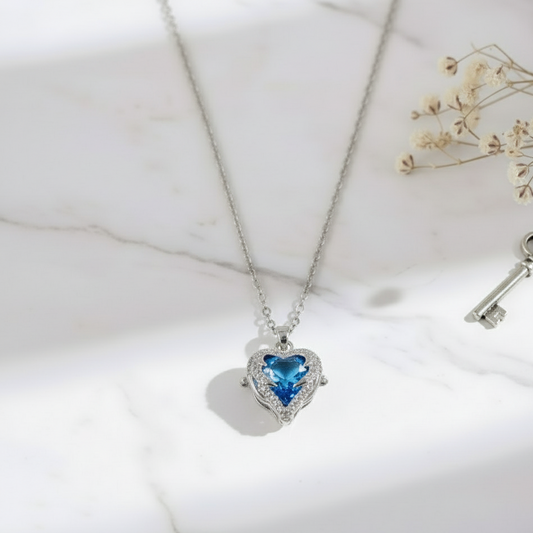 Blue Heart Legacy Necklace