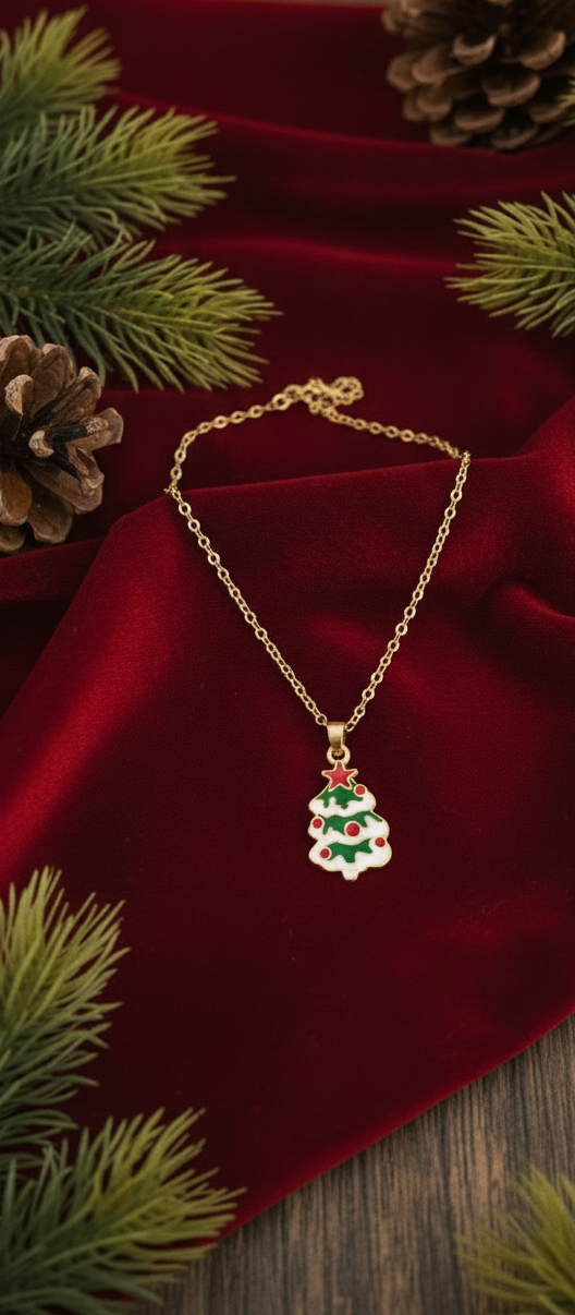 Festive Fir Charm Jewelry Set