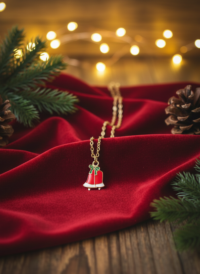Holly Chime Christmas Jewelry Set