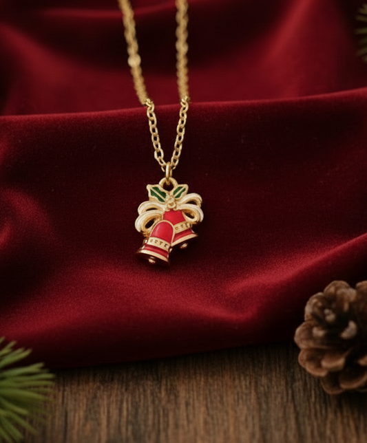 Jolly Ribbon Bells Jewelry Set