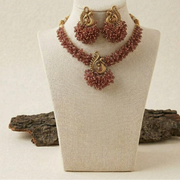 Rosewood Heirloom Kundan Beaded Set