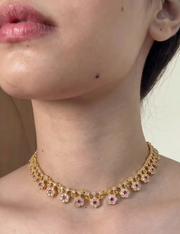 Ruby Bloom AD Necklace Set