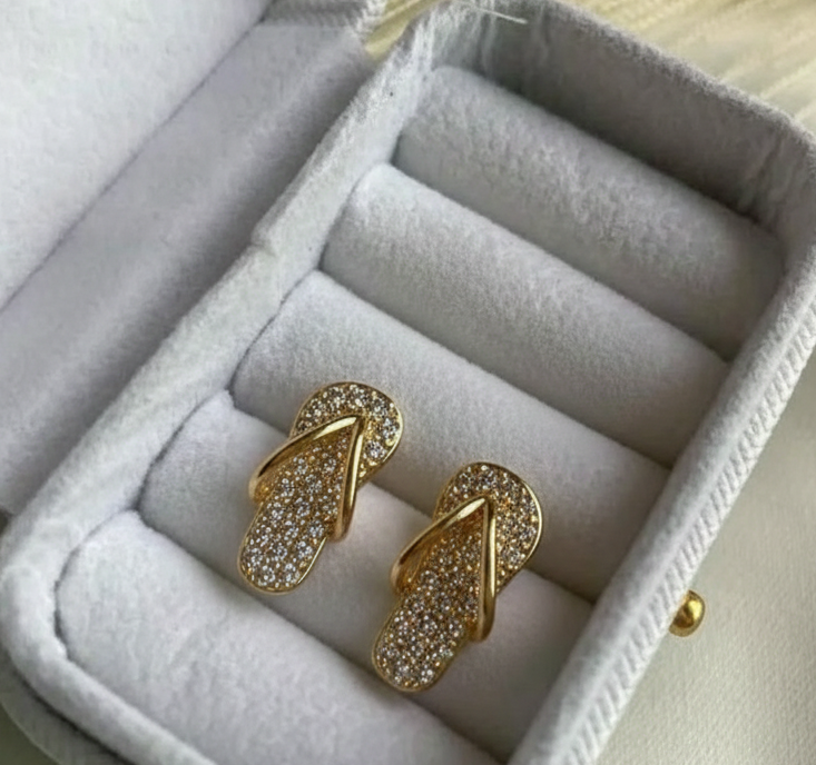 Coastal Charm Flip-Flop Studs