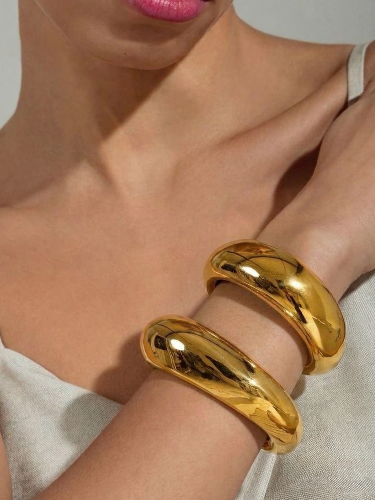 Earth Tone Statement Bangle Stack