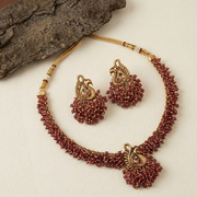 Rosewood Heirloom Kundan Beaded Set