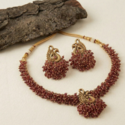 Rosewood Heirloom Kundan Beaded Set