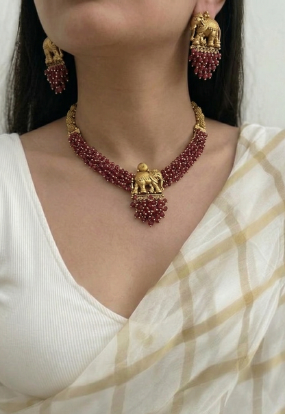 Gaja Ratna Vaibhava Choker Set