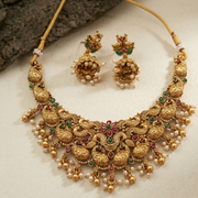 Navaratna Gaja Padma Haaram Set