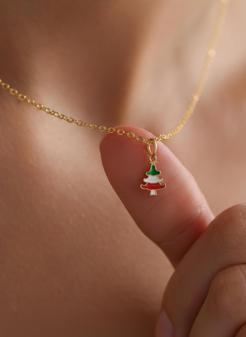 Frosted Belle Christmas Jewelry Set